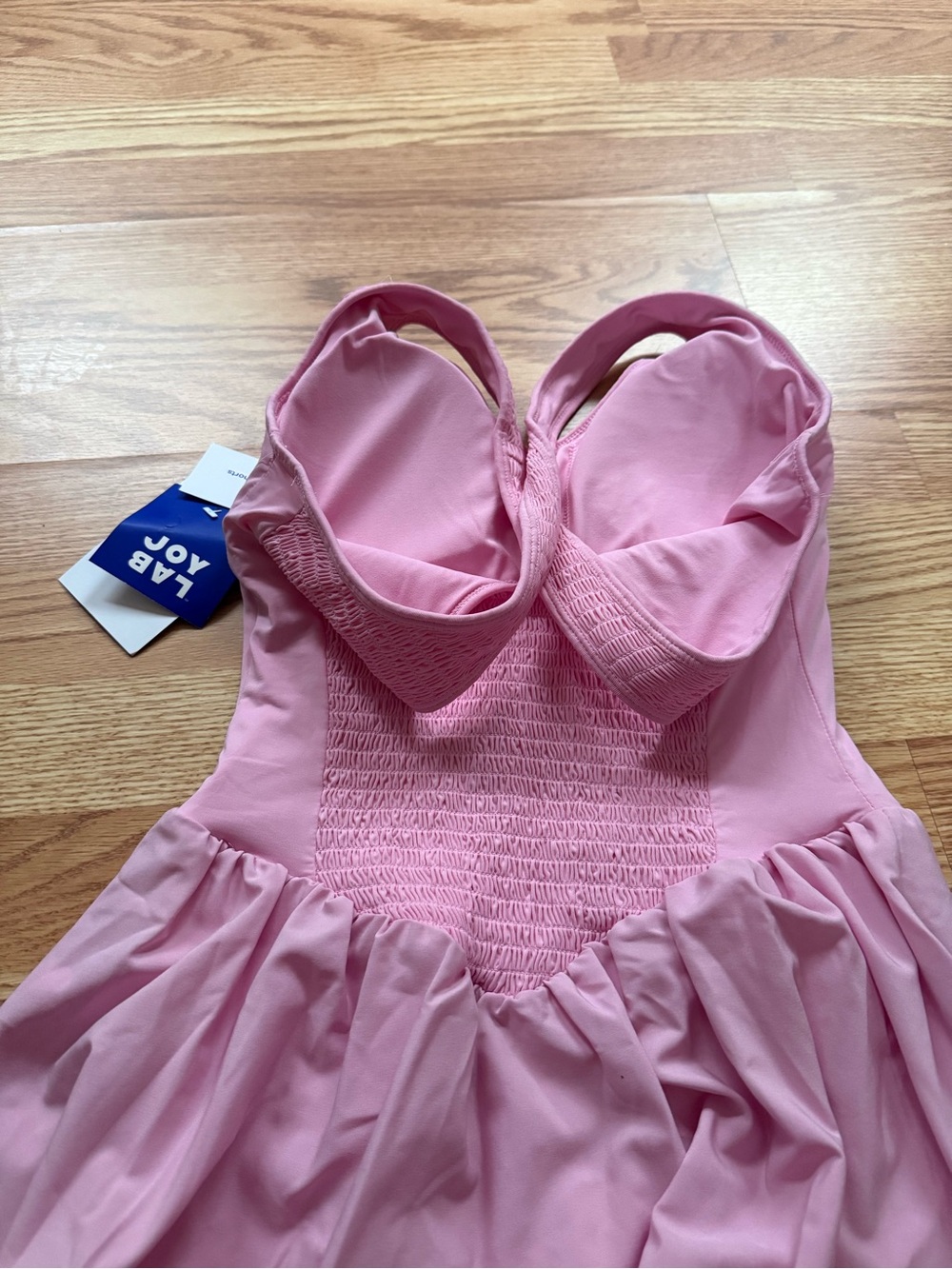 JoyLab Pink Smocked Mini Dress - Picture 7 of 7